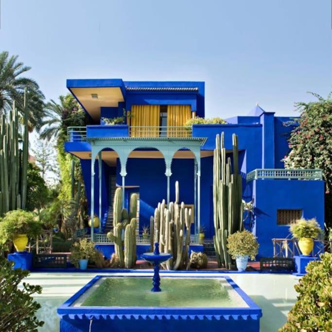 Sunny Terrace & Comfy Beds In Marrakech Lägenhet Marrakesh Exteriör bild